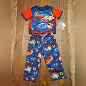 Vintage Disney Pixar Cars Pajama Set New With Tags